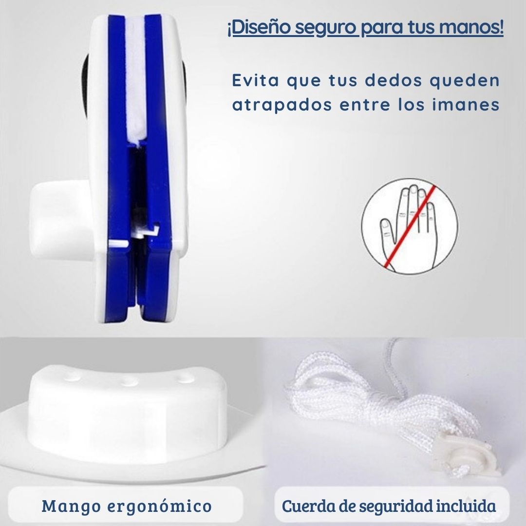 Limpia Cristales Magnético